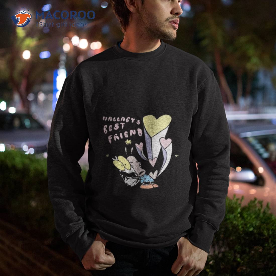 Rocko’s Modern Life Wallaby’s Best Friend Triblend Shirt Rocko’s Modern Life Wallaby’s Best Friend Triblend Shirt