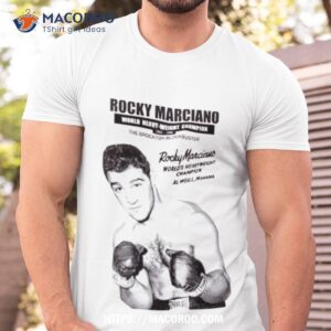 rocky marciano undefeated legend of boxing shirt tshirt