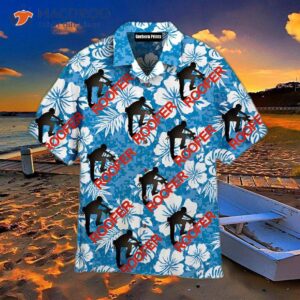 Roofers Tropical Blue Hawaiian Shirts