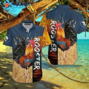 Rooster And Chicken Hawaiian Shirt