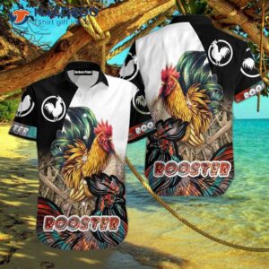 Rooster-chicken Hawaiian Shirt
