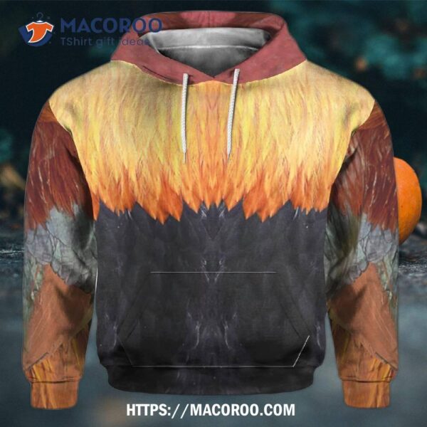 Rooster Cosplay Costume Halloween All Over Print 3D Hoodie, Best Halloween Gifts