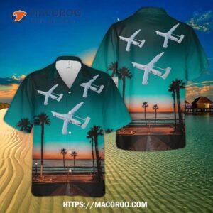 Royal Netherlands Army Insitu Rq-21 Blackjack Hawaiian Shirt