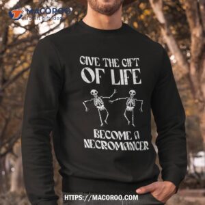 rpg become necromancer funny gamer boys youth shirt sweatshirt