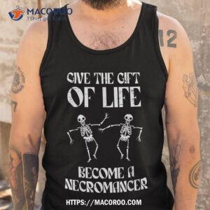 rpg become necromancer funny gamer boys youth shirt tank top