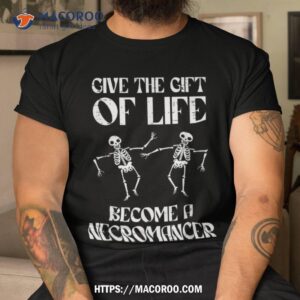 Rpg Become Necromancer Funny Gamer Boys Youth Shirt