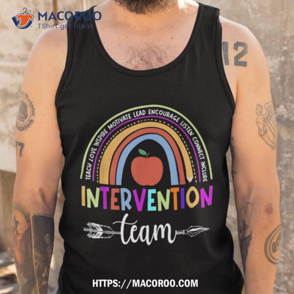 Rti Team Response Intervention Teacher School Team Squad Shirt