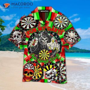 rub my darts for good luck hawaiian shirt 1
