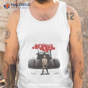 russell dickerson big wheels and back roads tour 2023 shirt tank top