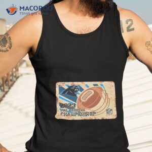 rusty metal carolina panthers 2023 ifaf americas championship nfl logo shirt tank top 3