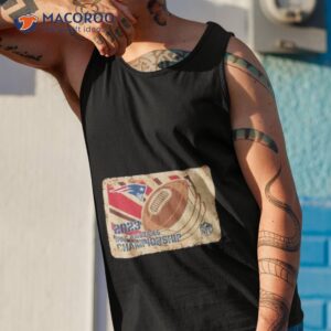 rusty metal new england patriots 2023 ifaf americas championship nfl logo shirt tank top 1