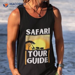 safari tour guide shirt kids tank top