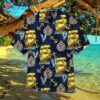Sailboat, Anchor, Compass, Sea Life Pattern, Hawaiian Shirts