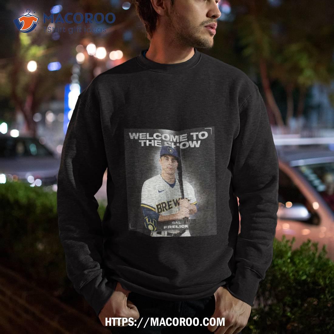 Sal Frelick Milwaukee Brewers Welcome To The Mlb Show Shirt Sal Frelick Milwaukee Brewers Welcome To The Mlb Show Shirt