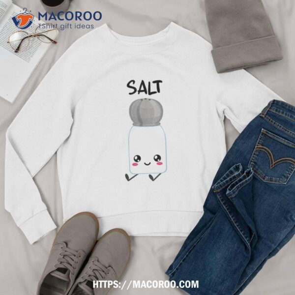 Salt Halloween Costume & Pepper Matching Couple His Her Shirt, Halloween Gifts For Coworkers