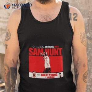 Sam Hunt Summer On The Outskirts 2023 Tour Shirt 3 sam hunt summer on the outskirts 2023 tour shirt tank top