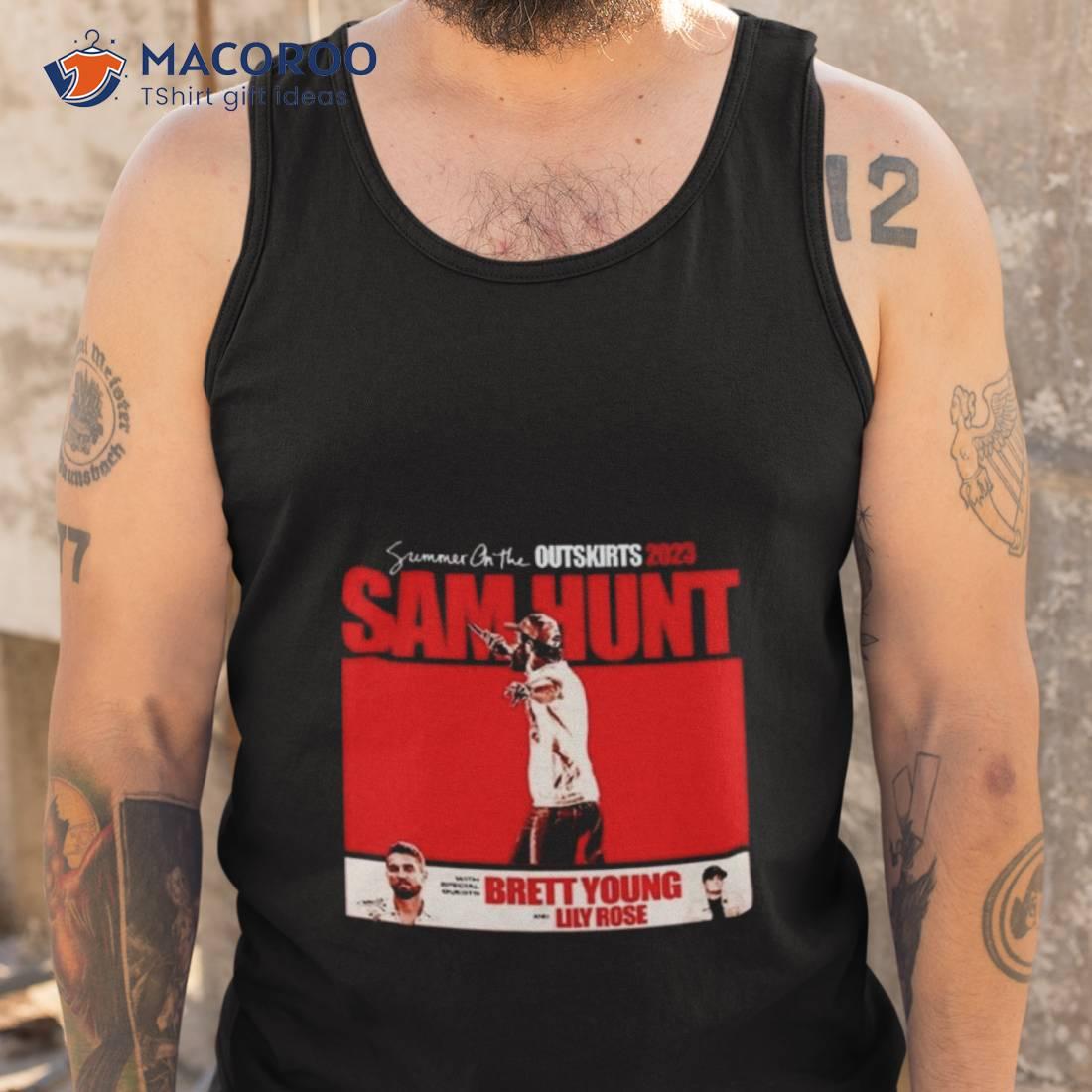 Sam Hunt Summer On The Outskirts 2023 Tour Shirt Sam Hunt Summer On The Outskirts 2023 Tour Shirt