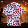 Samoan Flag And White Hawaiian Shirts