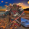 Samurai-inspired Japanese God Of War Hawaiian Shirts