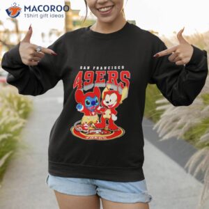 san francisco 49ers baseball stitch and mickey shirt sweatshirt 1