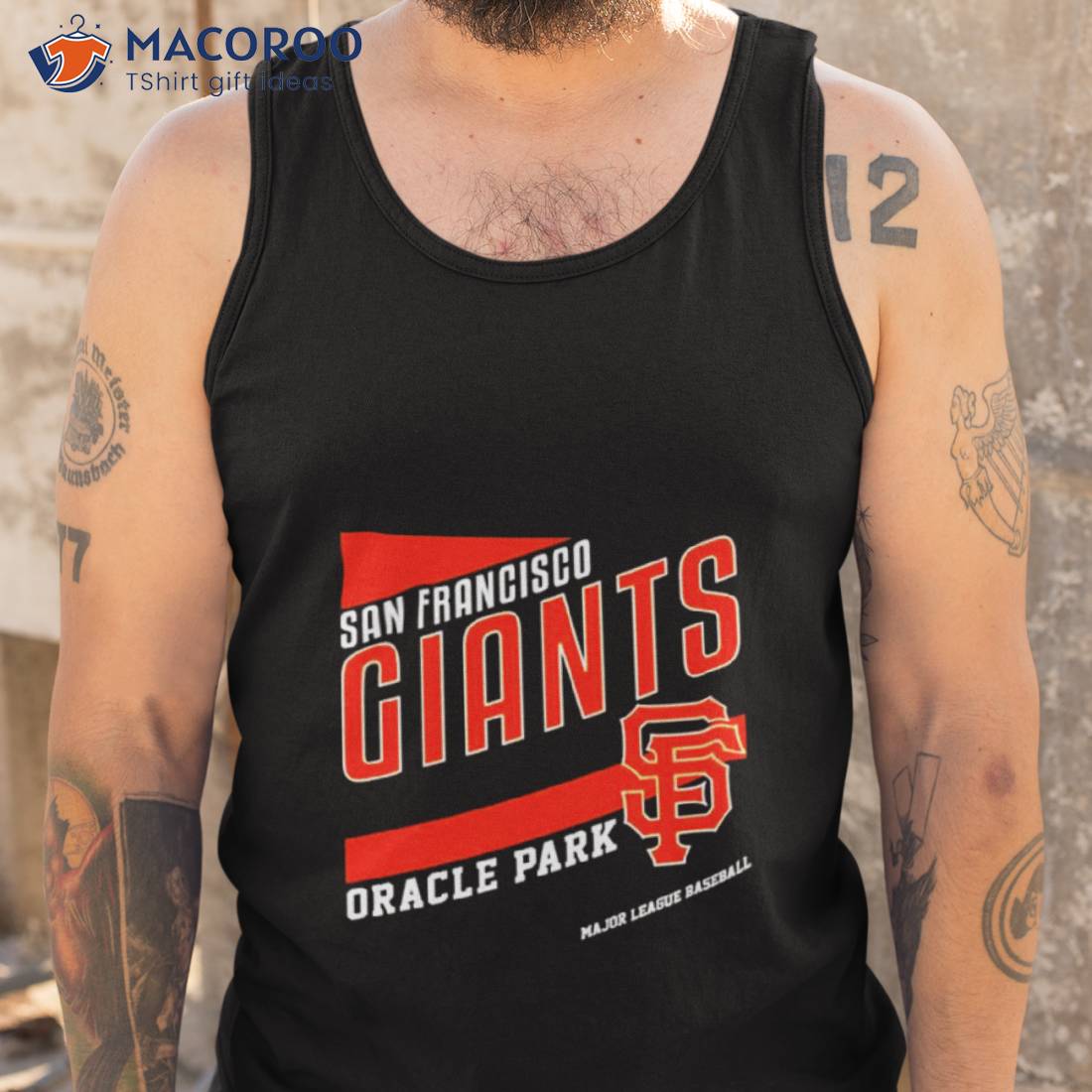 San Francisco Giants Oracle Park Major League Baseball Logo T