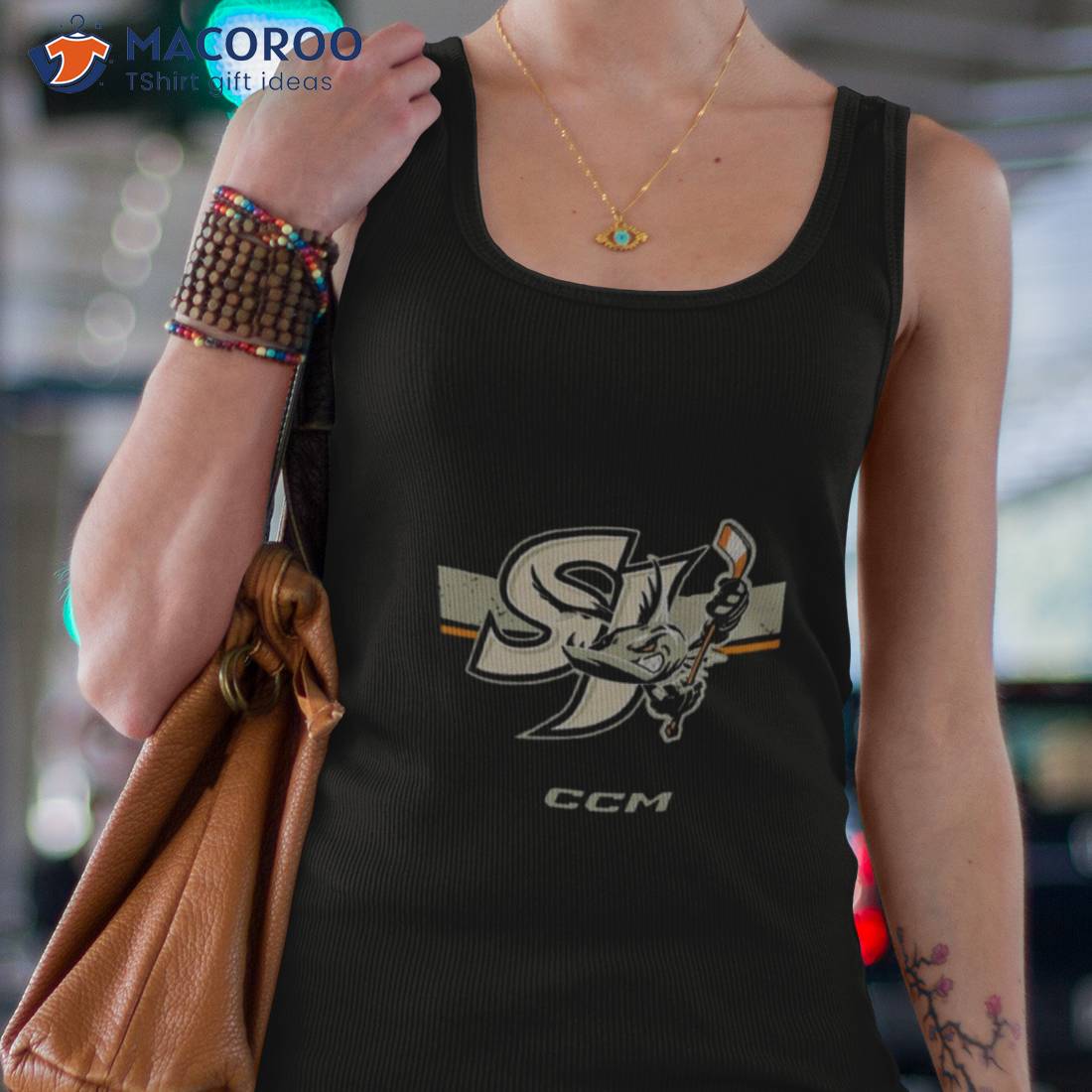 San Jose Barracuda Ccm Logo Black Shirt San Jose Barracuda Ccm Logo Black Shirt