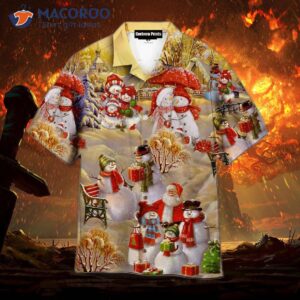 santa claus hawaiian shirts 0