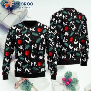 Santa Claus’ Ugly Christmas Sweater With A Laughing Pattern