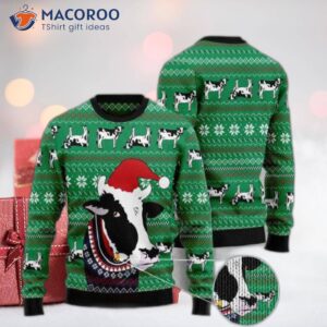 Santa Cow Ugly Christmas Sweater