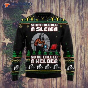 Santa Needed An Ugly Christmas Sweater For His Sleigh