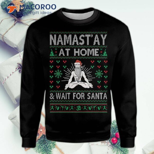 Santa’s Christmas Yoga Ugly Sweater