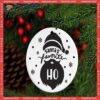 Santa’s Favorite Holiday Ceramic Ornament