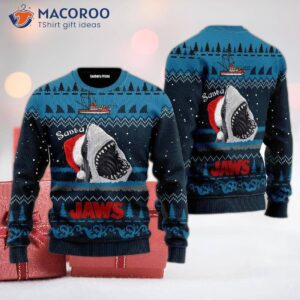 Santa Shark Ugly Christmas Sweater