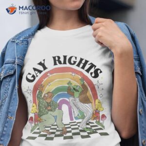 Say Gay Frog & Toad Rights Rainbow Lgbt Pride Shirt