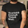Scarlet & Emma & Tilda & Matshirt
