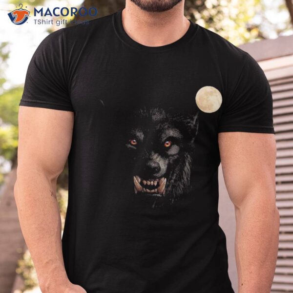 Scary Cool Halloween Werewolf Lychan Trick Or Treat Party Shirt