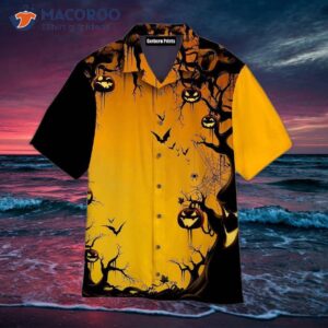 Scary Halloween-themed Hawaiian Shirts