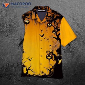 Scary Halloween-themed Hawaiian Shirts