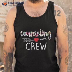 school counselor crew squad back to shirt tank top