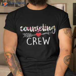 School Counselor Crew Squad Back To Shirt