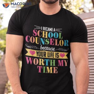 School Counselor Cute Appreciation Back To Gift Shirt