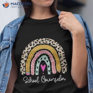 School Counselor Teacher Funny Rainbow Lover Back To Shirt