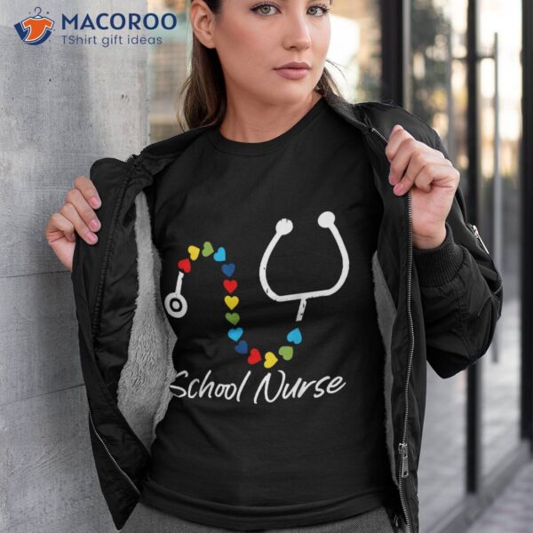 School Nurse Back To Cool Nursing Rn Lpn Shirt