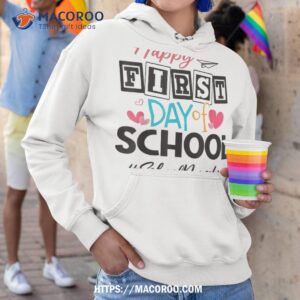 school nurse happy first day of school back to school shirt hoodie