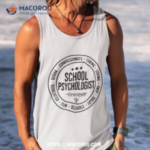 school psychologist motivational back to school team shirt tank top