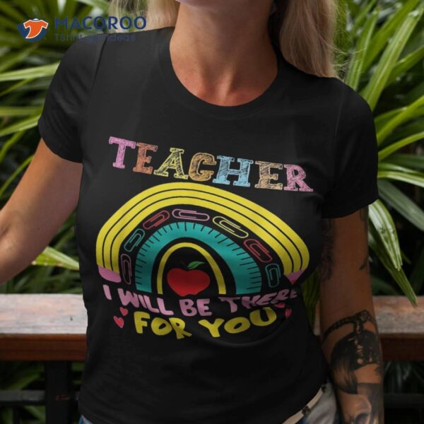 School Teacher Rainbow Shirt