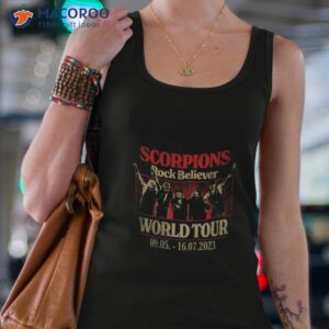 scorpions rock believer world tour 2023 photo shirt tank top 4