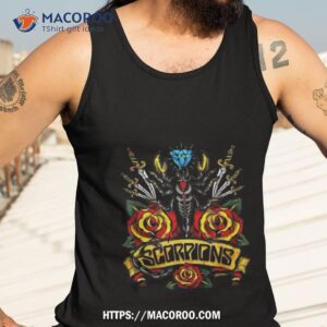 scorpions traditional tattoo shirt tank top 3
