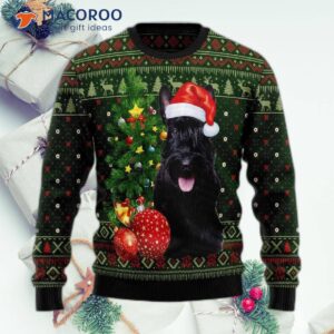 Scottish Terrier Cute Christmas Ugly Sweater