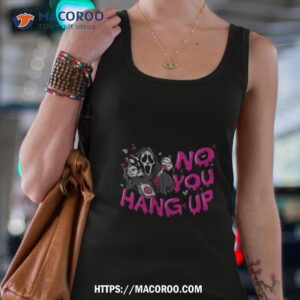 scream call no you hang up halloween 2023 shirt tank top 4